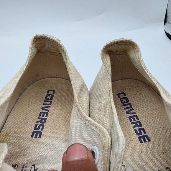 Converse All Star Womens Size 8 White Low Top Casual Sneakers Shoes Walking - Picture 9 of 13